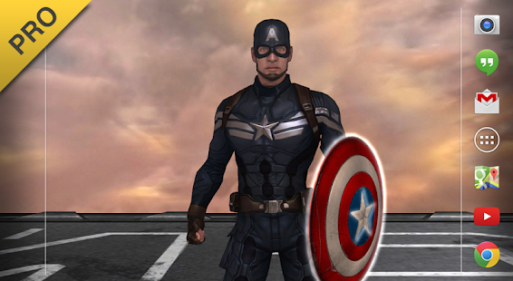 Captain America: TWS Live WP