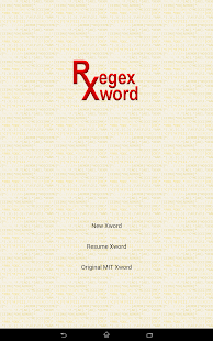 Regex Xword Screenshots 0