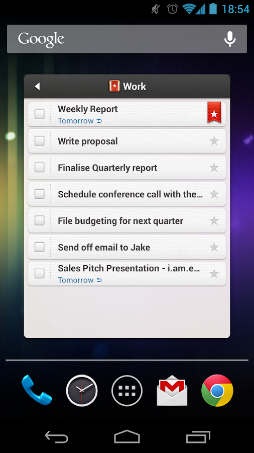 Wunderlist Android