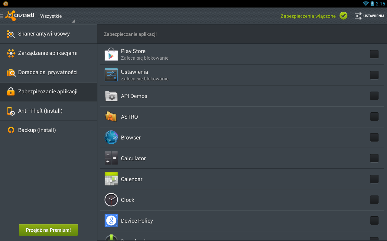 avast! Mobile Security Android