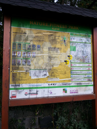 Nature Fitness Park Kleve in Kleve North Germany |