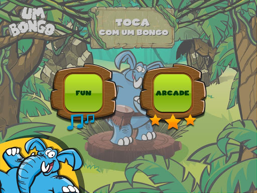 Toca com um Bongo