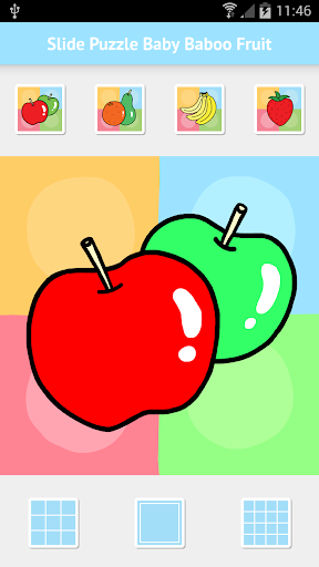 Fun Game Slider Puzzle Fruit