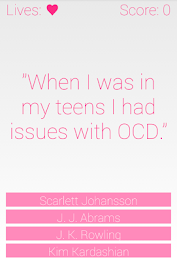 Quotes Quiz: Celebrities poster 4