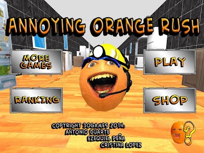 The Annoying Orange Rush