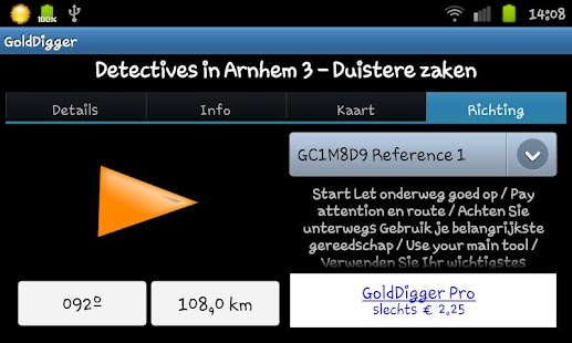   GoldDigger (Geocaching)- screenshot thumbnail   