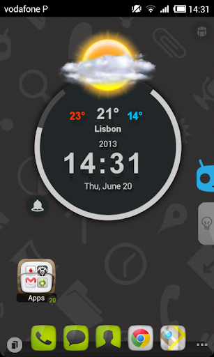 TSF Shell Cyanogen Dark HD