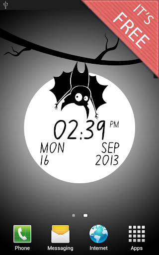 【免費個人化App】Skull Clock Live Wallpaper-APP點子