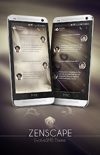 EvolveSMS Theme - ZenScape Screenshots 0
