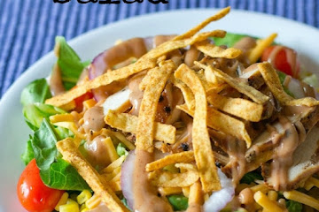 BBQ Chicken Salad {Copycat Wildfire Chicken Salad}