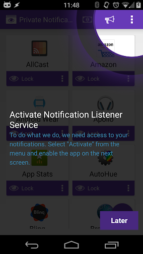 Uber Notification Lock