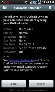 SymTasks - Outlook Tasks Sync Screenshots 5
