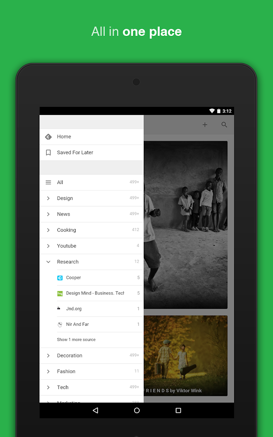 Feedly. Your news reader. - screenshot