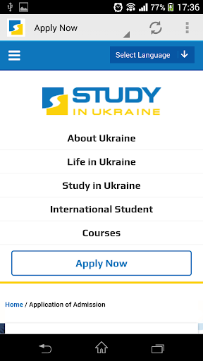 学在乌克兰官方网站