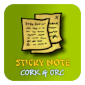 Sticky Note Cork&Orc