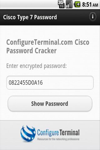 Cisco Type 7 Password Decrypt