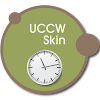 Wall clock UCCW skin