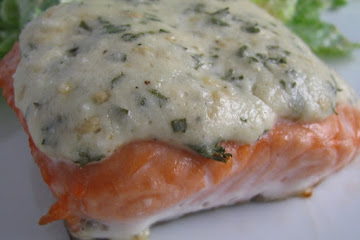 Asiago Baked Salmon