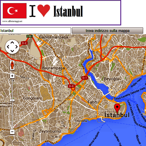 Istanbul map