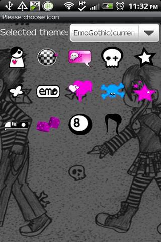 【免費個人化App】THEME - Emo Gothic-APP點子