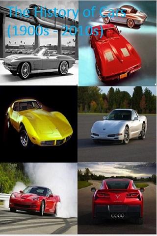 History of Cars(1900s - 2010s) Screen 1