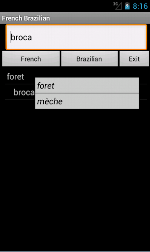 French Brazilian Dictionary